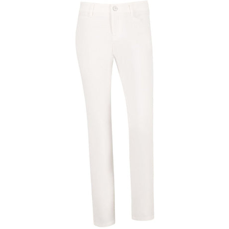 Alberto Mona FX4 Dry Cooler 7/8 Damen Golfhose, Weiß - Golflaedchen.de