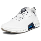 Ecco Biom C4 GTX BOA Herren Golfschuhe, Weiß / Schwarz - Golflaedchen.de