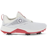 Ecco Biom G5 GTX BOA Damen Golfschuhe, Weiß / Rot - Golflaedchen.de