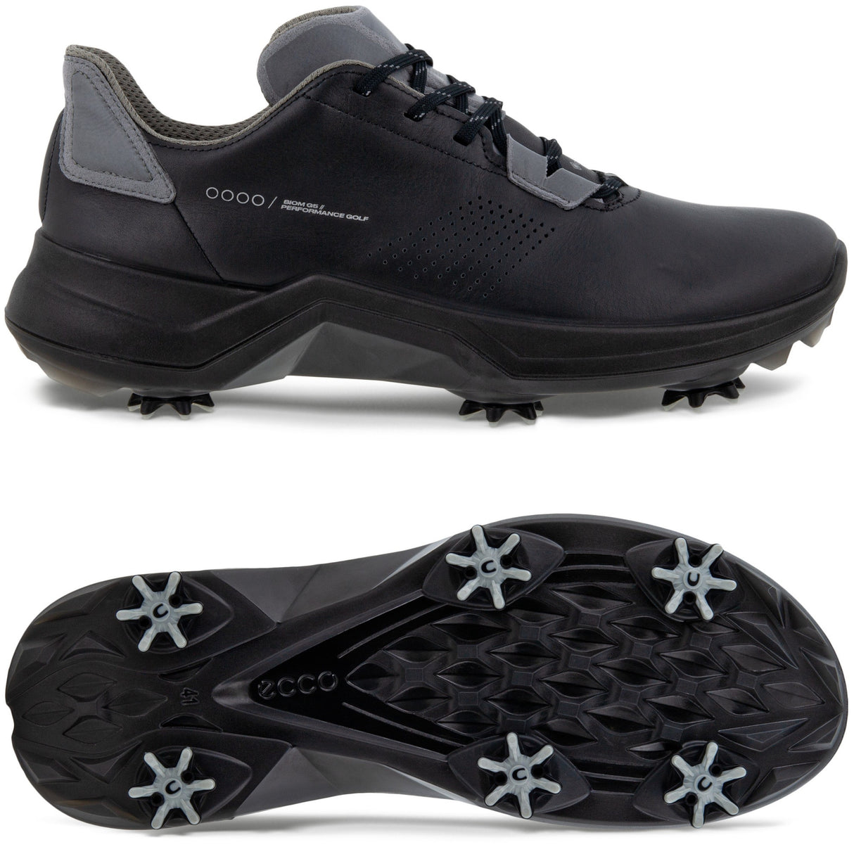Ecco Biom G5 GTX Herren Golfschuhe, Schwarz / Grau - Golflaedchen.de