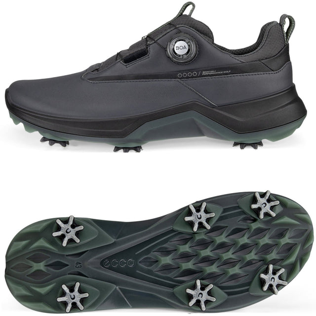 Ecco Biom G5 GTX BOA Herren Golfschuhe, Dunkelgrau - Golflaedchen.de