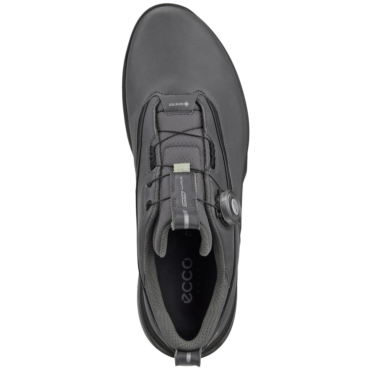 Ecco Biom G5 GTX BOA Herren Golfschuhe, Dunkelgrau - Golflaedchen.de