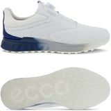 Ecco S - Three GTX BOA Herren Golfschuhe, Weiß / Blau - Golflaedchen.de