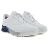 Ecco S - Three GTX BOA Herren Golfschuhe, Weiß / Blau - Golflaedchen.de