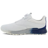 Ecco S - Three GTX BOA Herren Golfschuhe, Weiß / Blau - Golflaedchen.de