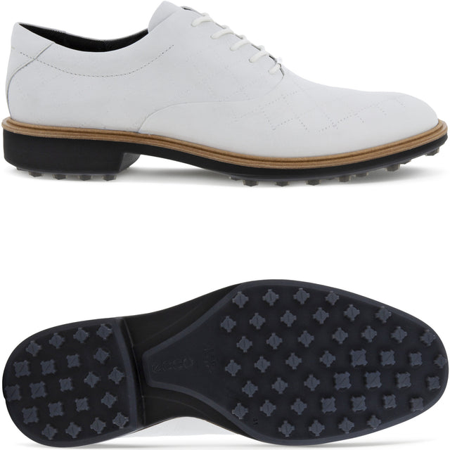 Ecco Golf Classic Hybrid Herren Golfschuhe, Weiß - Golflaedchen.de