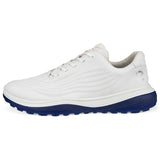 Ecco LT1 Herren Golfschuhe, Offwhite / Blau - Golflaedchen.de