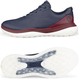 Ecco LT1 Herren Golfschuhe 2026 , Marine / Rot - Golflaedchen.de