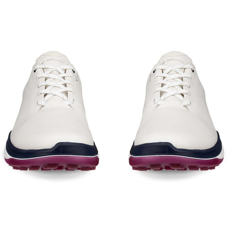Ecco LT1 Herren Golfschuhe 2026, Weiß / Marine - Golflaedchen.de