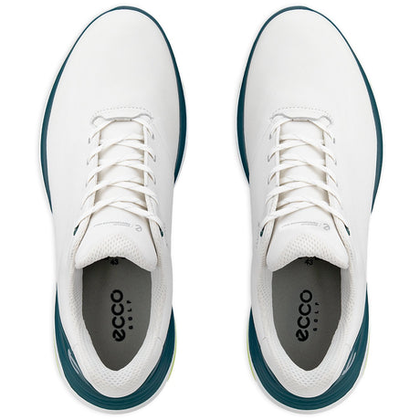 Ecco LT1 Herren Golfschuhe 2026, Weiß / Grün - Golflaedchen.de