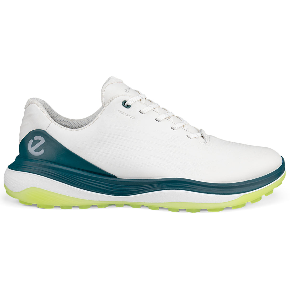 Ecco LT1 Herren Golfschuhe 2026, Weiß / Grün - Golflaedchen.de