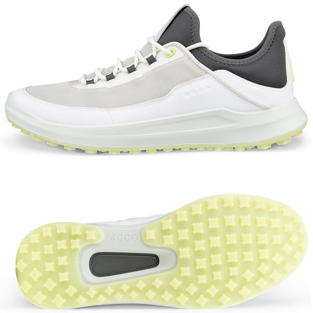 Ecco Core Herren Golfschuhe, Weiß / Grau - Golflaedchen.de