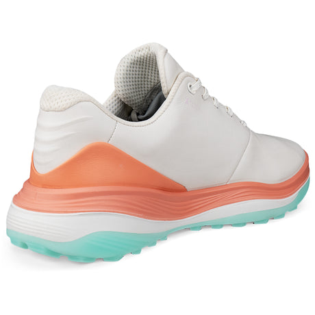 Ecco LT1 Damen Golfschuhe, Weiß / Coral - Golflaedchen.de