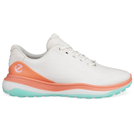 Ecco LT1 Damen Golfschuhe, Weiß / Coral - Golflaedchen.de