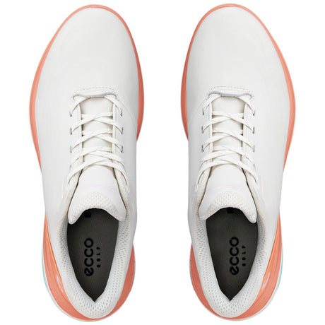 Ecco LT1 Damen Golfschuhe, Weiß / Coral - Golflaedchen.de