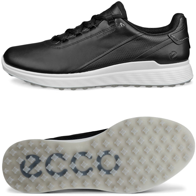 Ecco S - Casual Herren Golfschuhe, Schwarz - Golflaedchen.de