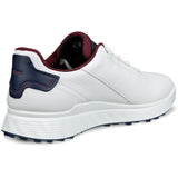 Ecco 2026 S - Casual Herren Golfschuhe, Weiß / Blau / Rot - Golflaedchen.de