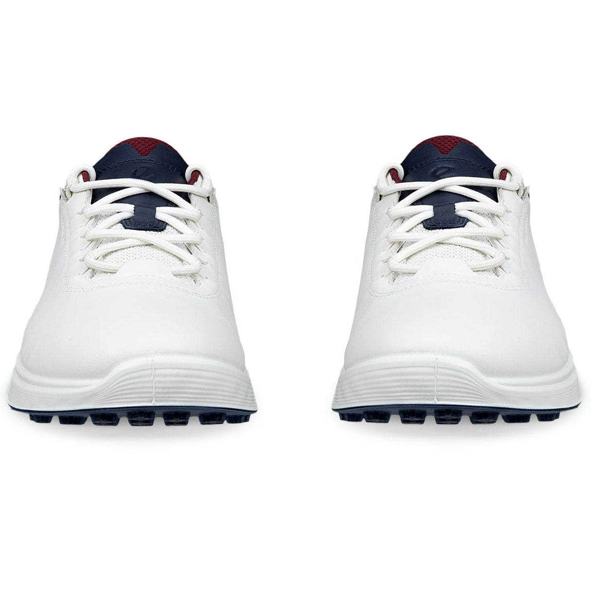Ecco 2026 S - Casual Herren Golfschuhe, Weiß / Blau / Rot - Golflaedchen.de