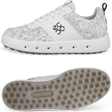 Ecco Street 720 Herren Golfschuhe, Offwhite gemustert - Golflaedchen.de