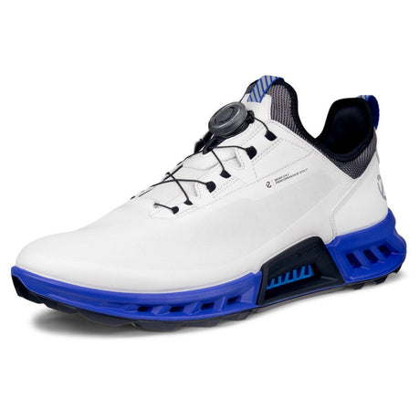 Ecco Biom C4 GTX BOA Herren Golfschuhe, Weiß / Blau - Golflaedchen.de