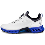 Ecco Biom C4 GTX BOA Herren Golfschuhe, Weiß / Blau - Golflaedchen.de