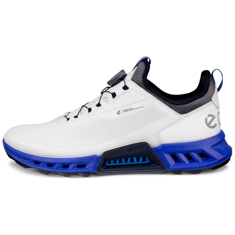 Ecco Biom C4 GTX BOA Herren Golfschuhe, Weiß / Blau - Golflaedchen.de