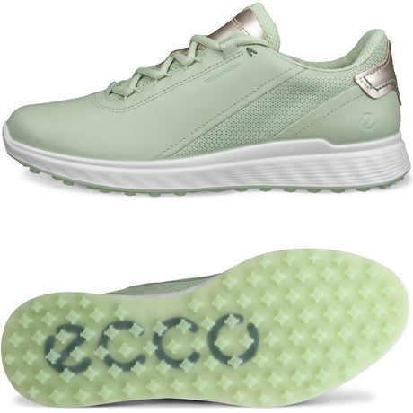 Ecco S - Casual Damen Golfschuhe, Grün / Metallic - Golflaedchen.de