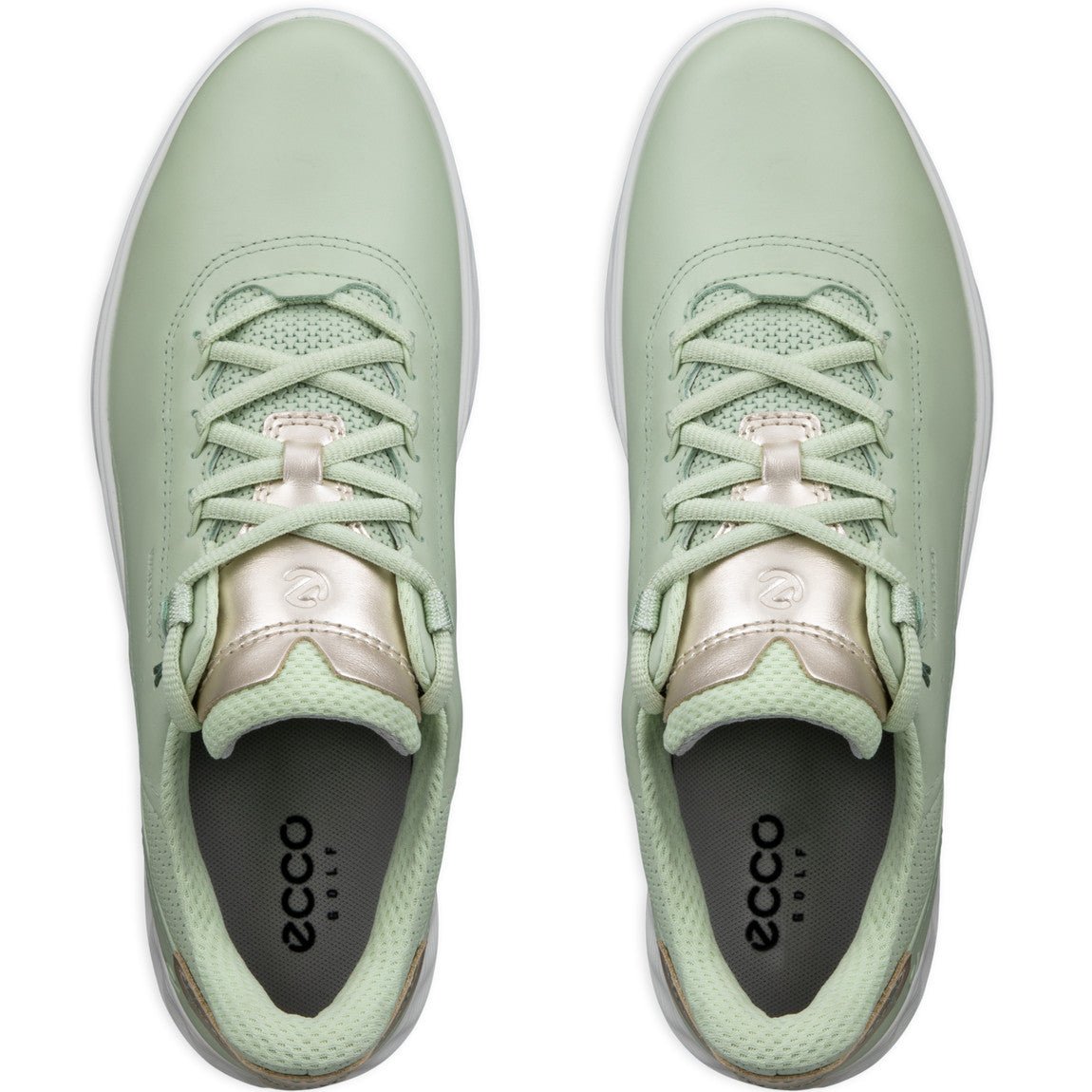 Ecco S - Casual Damen Golfschuhe, Grün / Metallic - Golflaedchen.de