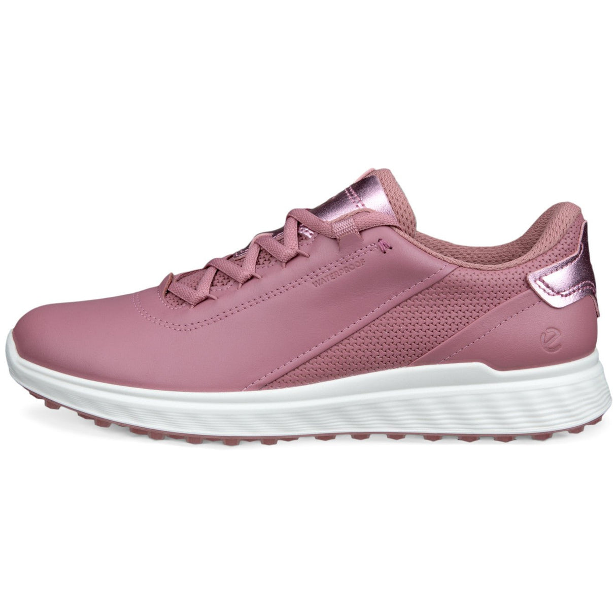 Ecco S - Casual Damen Golfschuhe, Pink / Metallic - Golflaedchen.de