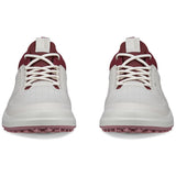 Ecco Golf Core Damen Golfschuhe, Offwhite / Weinrot - Golflaedchen.de