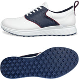 Ecco S - Casual Herren Golfschuhe 2026, Weiß / Marine - Golflaedchen.de