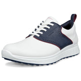Ecco S - Casual Herren Golfschuhe 2026, Weiß / Marine - Golflaedchen.de