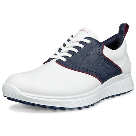 Ecco S - Casual Herren Golfschuhe 2026, Weiß / Marine - Golflaedchen.de