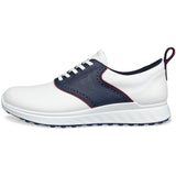 Ecco S - Casual Herren Golfschuhe 2026, Weiß / Marine - Golflaedchen.de