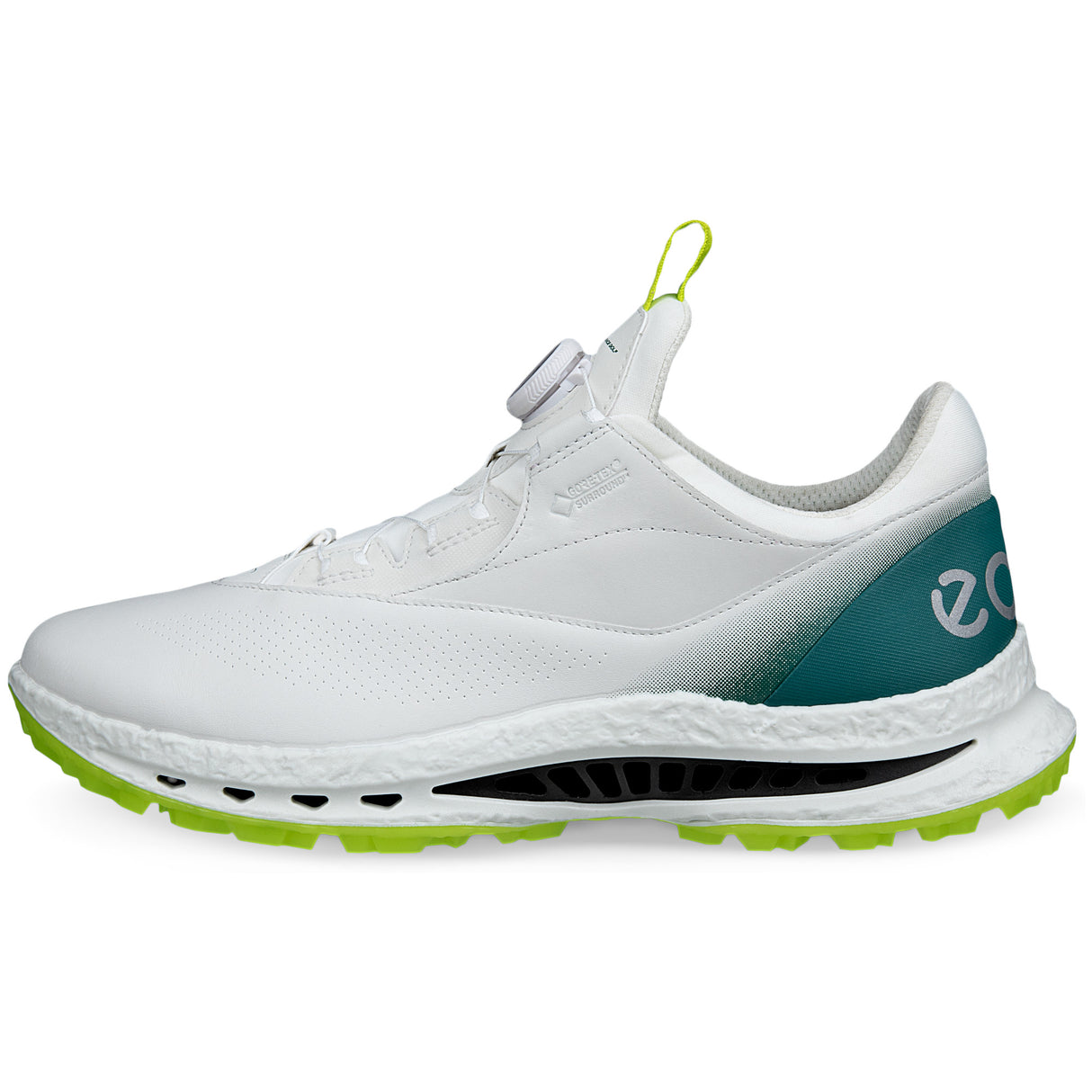 Ecco Biom C5 GTX BOA Herren Golfschuhe, Weiß / Grün - Golflaedchen.de
