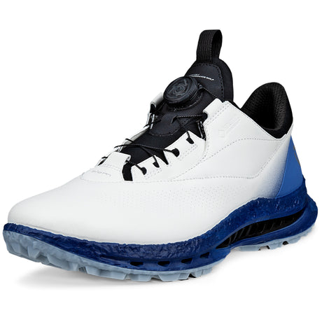 Ecco Biom C5 GTX BOA Herren Golfschuhe, Weiß / Schwarz / Blau - Golflaedchen.de