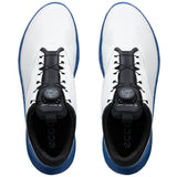 Ecco Biom C5 GTX BOA Herren Golfschuhe, Weiß / Schwarz / Blau - Golflaedchen.de