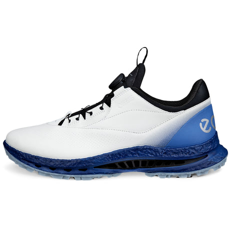 Ecco Biom C5 GTX BOA Herren Golfschuhe, Weiß / Schwarz / Blau - Golflaedchen.de