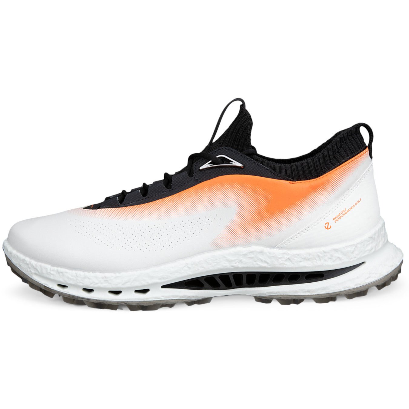Ecco Biom C5 GTX Herren Golfschuhe, Weiß / Orange - Golflaedchen.de