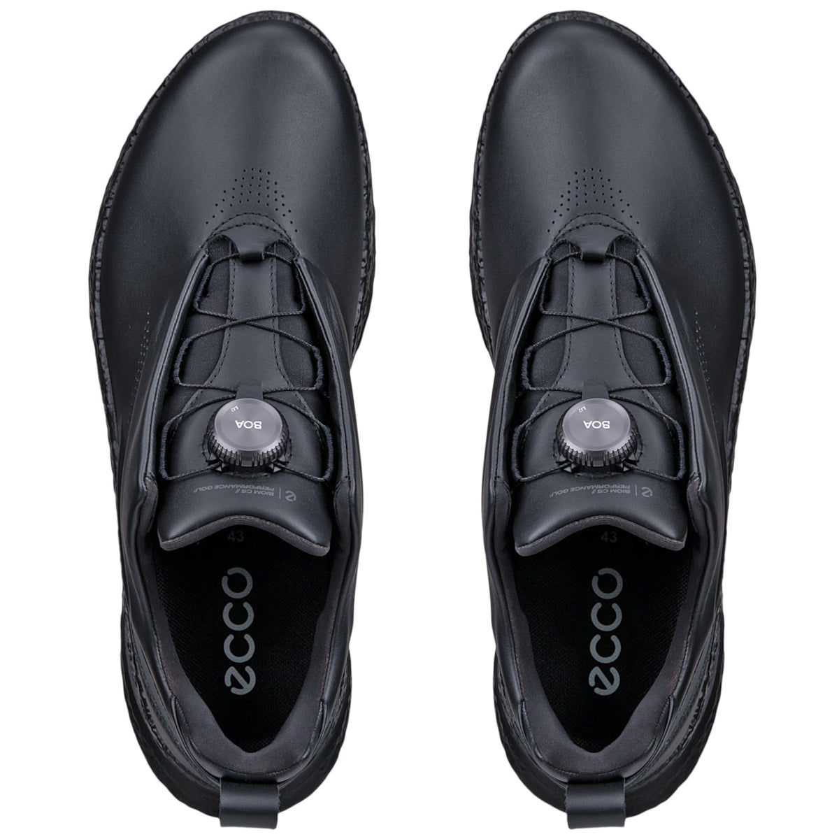 Ecco Biom C5 Premium GTX BOA Herren Golfschuhe, Schwarz / Silbergrau