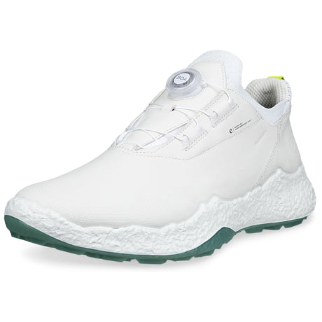 Ecco 2026 Biom H5.2 BOA Herren Golfschuhe, Weiß / Grün - Golflaedchen.de