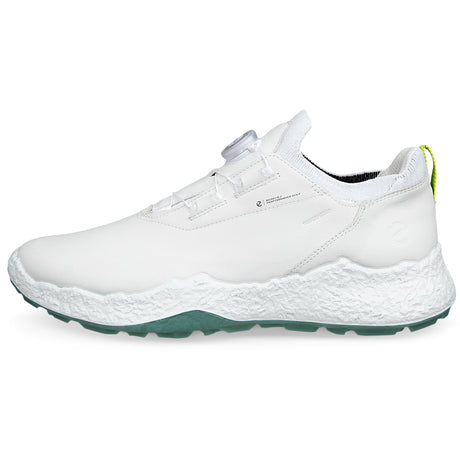Ecco 2026 Biom H5.2 BOA Herren Golfschuhe, Weiß / Grün - Golflaedchen.de