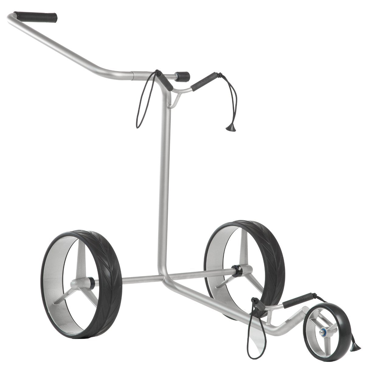 JuCad Edition Edelstahl 3 - Rad Golftrolley - Golflaedchen.de