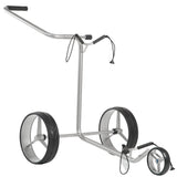 JuCad Edition Edelstahl 3 - Rad Golftrolley - Golflaedchen.de