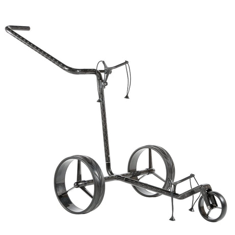 JuCad Carbon 3 - Rad Golftrolley, Schwarz / Carbon - Golflaedchen.de