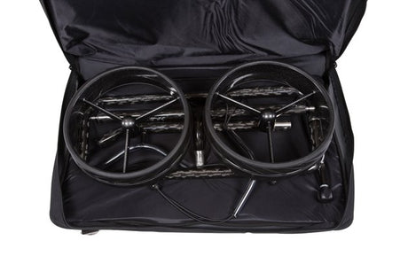 JuCad Carbon 3 - Rad Golftrolley, Schwarz / Carbon - Golflaedchen.de