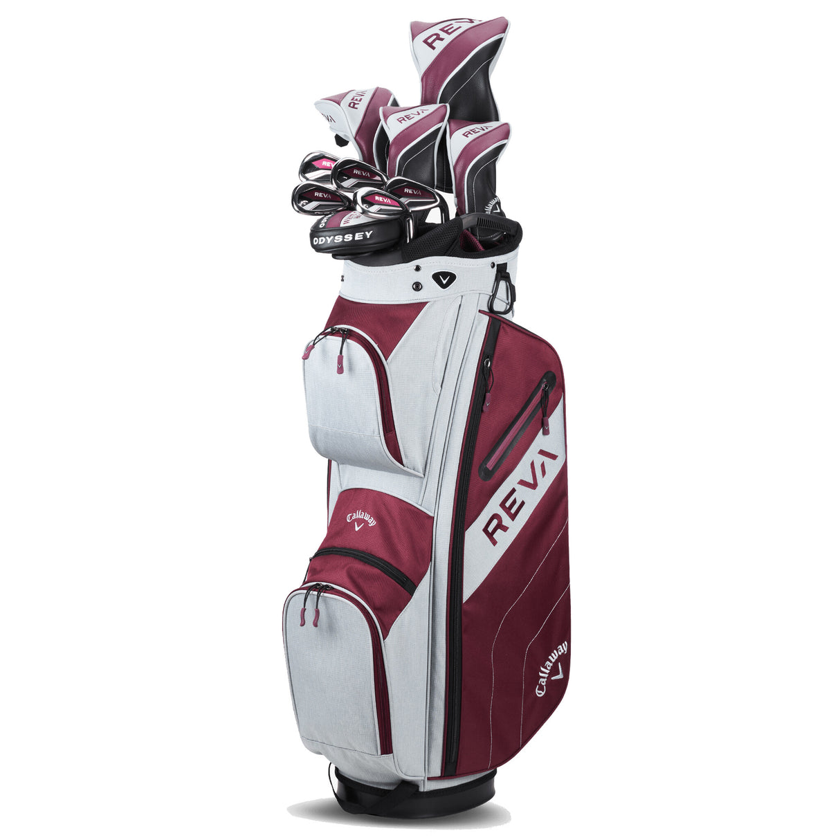 Callaway REVA 2025 Damen Komplettset / Golfset, Violett, Rechtshand - Golflaedchen.de