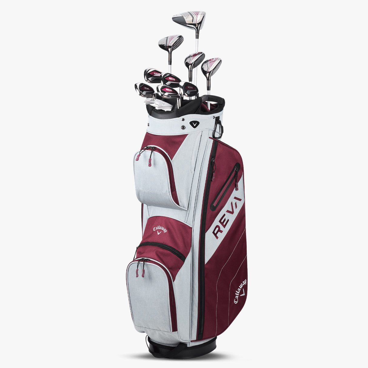 Callaway REVA 2025 Damen Komplettset / Golfset, Violett, Rechtshand - Golflaedchen.de
