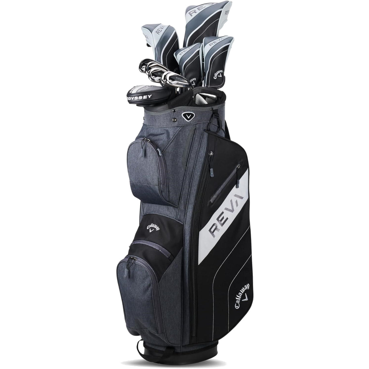 Callaway REVA 2025 Damen Komplettset / Golfset, Schwarz, Rechtshand - Golflaedchen.de