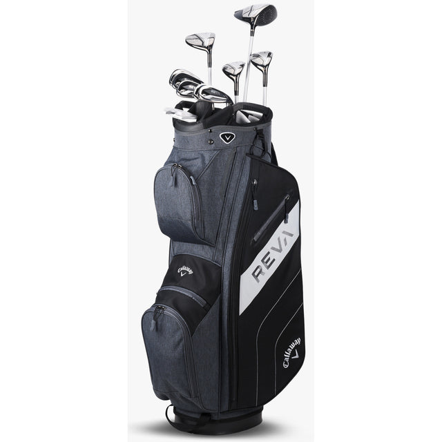 Callaway REVA Damen Komplettset / Golfset, Schwarz, Rechtshand, +0,5 inch länger - Golflaedchen.de